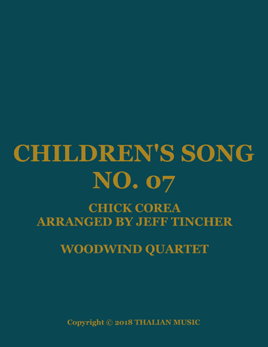 Children's Song No. 7 (arr. Jeff Tincher)