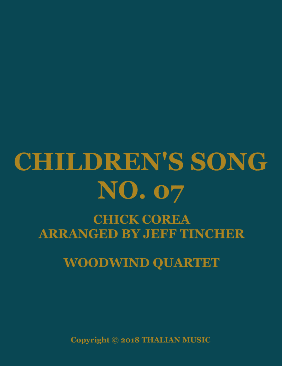 Children's Song No. 7 (arr. Jeff Tincher)