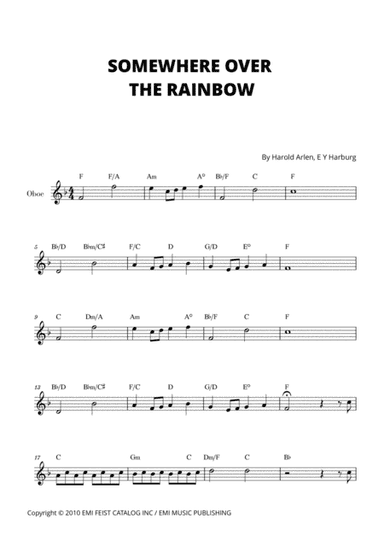Over The Rainbow (arr. Cadenza Editions)