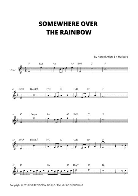 Over The Rainbow (arr. Cadenza Editions)
