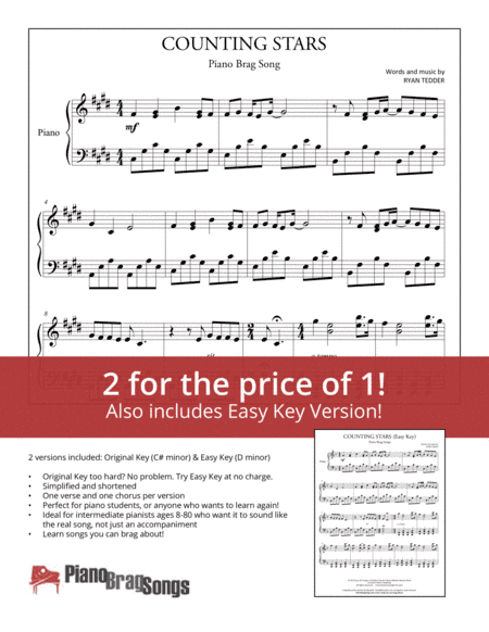 Counting Stars (arr. Jared Johnson)