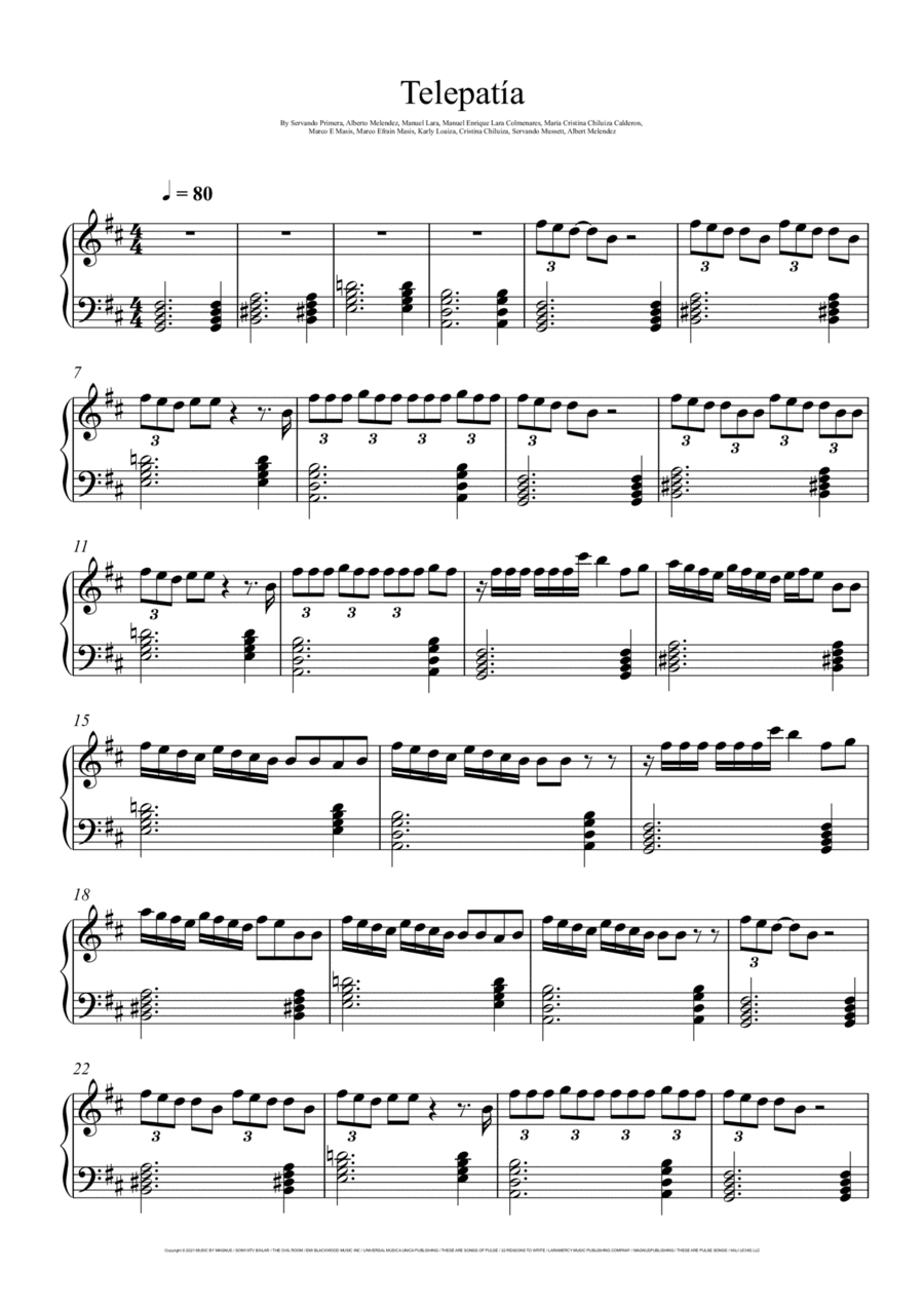 Telepatia (arr. André Laitano)