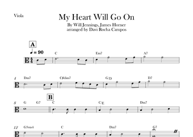 My Heart Will Go On (love Theme From 'titanic') (arr. Davi Rocha Campos)