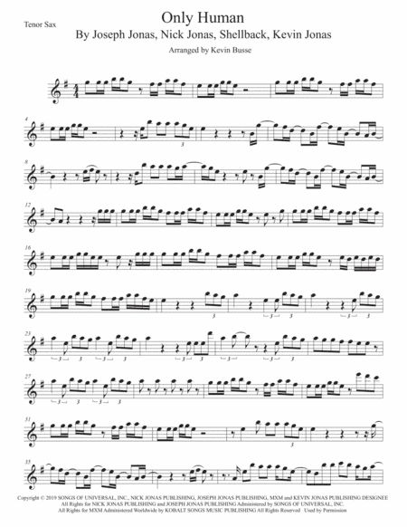 Only Human (arr. Kevin Busse)