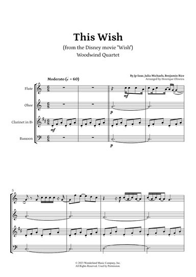 This Wish (arr. Henrique Oliveira)