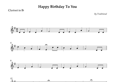 Happy Birthday To You (arr. Wesley S. SIlva)