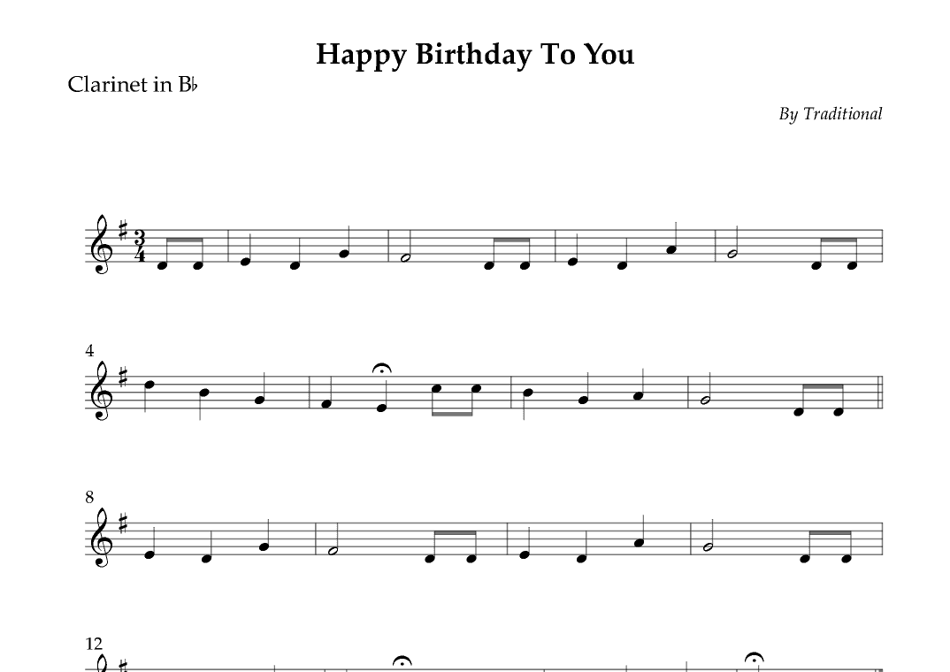 Happy Birthday To You (arr. Wesley S. SIlva)