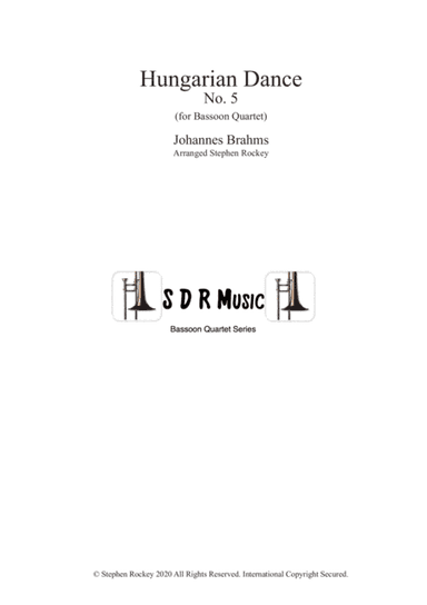 Hungarian Dance No.5 for Bassoon Quartet (arr. Stephen Rockey)