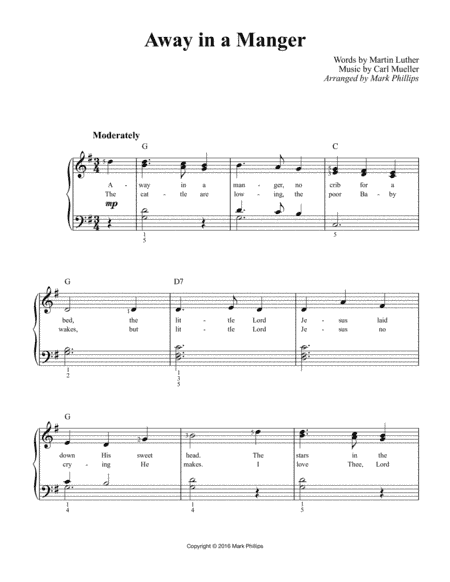 Away in a Manger (arr. Mark Phillips)