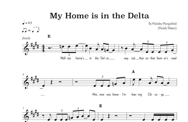 My Home Is On The Delta (arr. Riverside Guitar School)