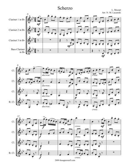 Scherzo (arr. Nick Lacanski)