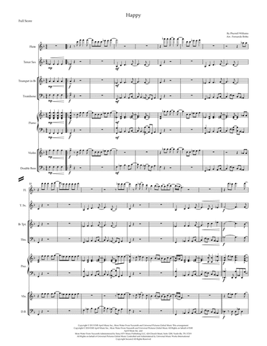 Happy (arr. Fernando Britto)