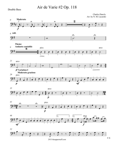 Air de Varie #2 Op. 118 (arr. Nick Lacanski)