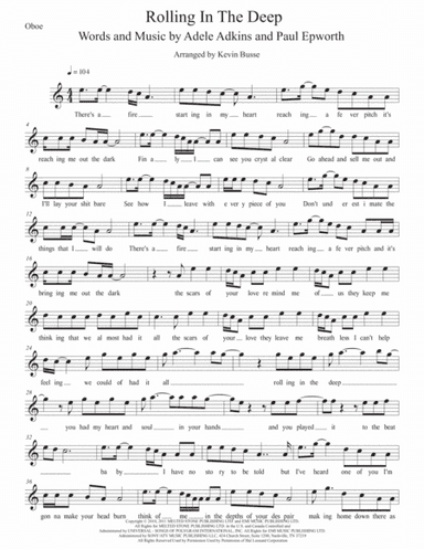 Rolling In The Deep (arr. Kevin Busse)