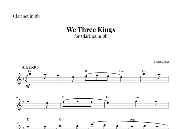 We Three Kings (arr. GDJ)