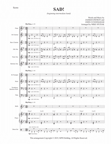 Sad! (arr. Mike Hyziak)