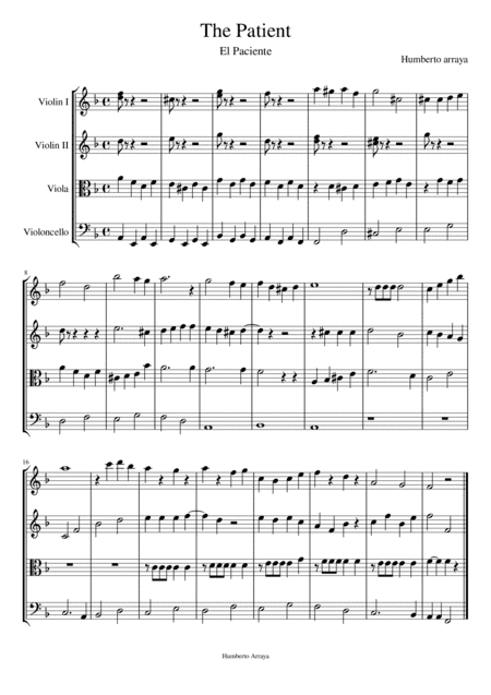 String Quartet The Patient