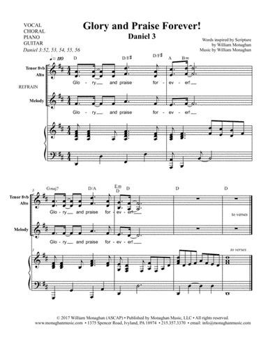 Glory and Praise Forever (Daniel 3)