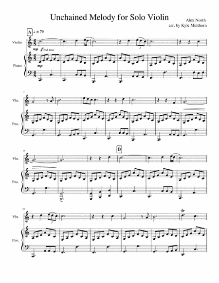 Unchained Melody (arr. Kyle Minthorn)