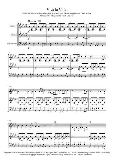 Viva La Vida (arr. Mark Lansom)