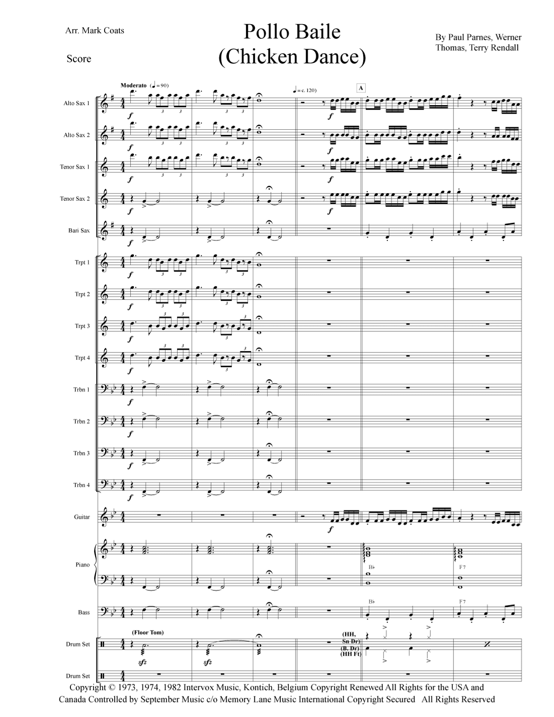 The Chicken Dance (arr. Mark Coats)