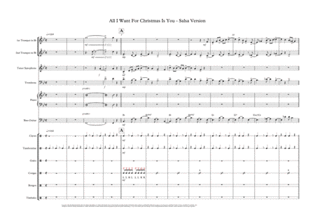 All I Want For Christmas Is You (arr. Ronald Hopman)