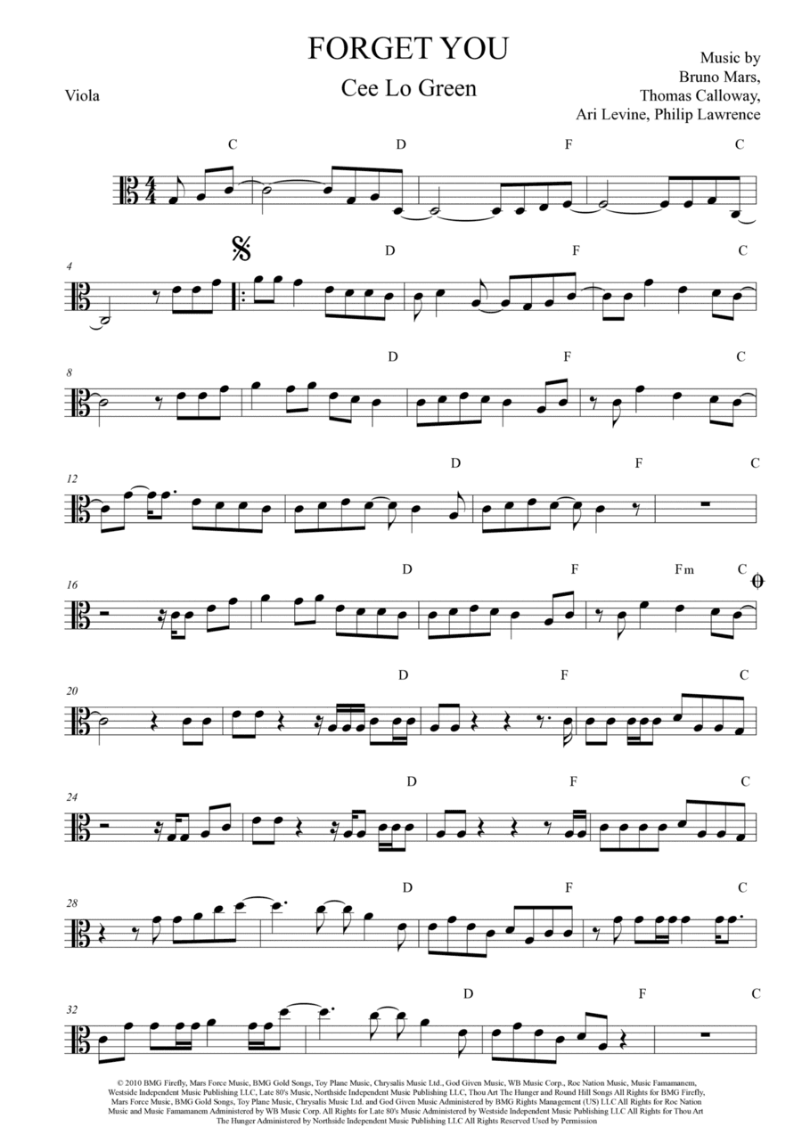 Forget You (arr. Anderson Quevedo)
