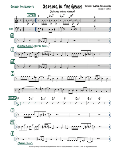 Grazing In The Grass (arr. Rob Ames)