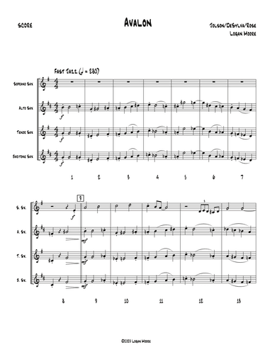 Avalon (arr. Logan Moore)