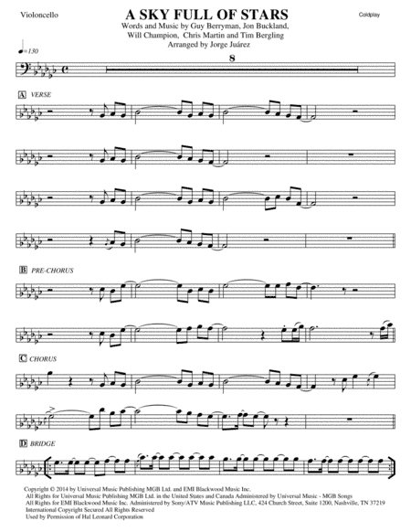 A Sky Full Of Stars (arr. Jorge Juárez)