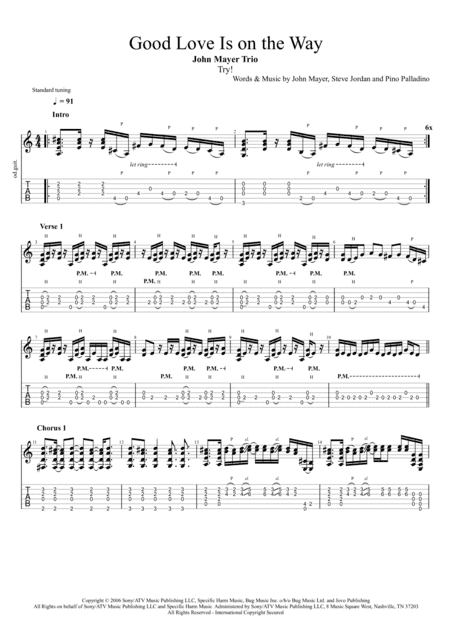 Good Love Is On The Way (arr. Superfly Music)