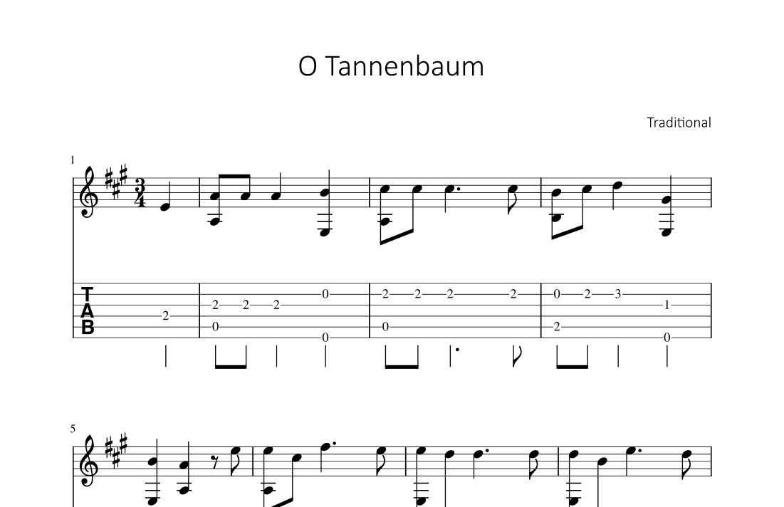 O Tannenbaum / O Christmas Tree (arr. Bettina Schipp)
