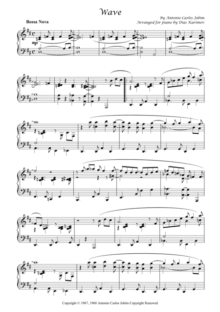 Wave (arr. Dias Karimov)