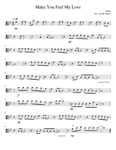 Make You Feel My Love (arr. DK Music)
