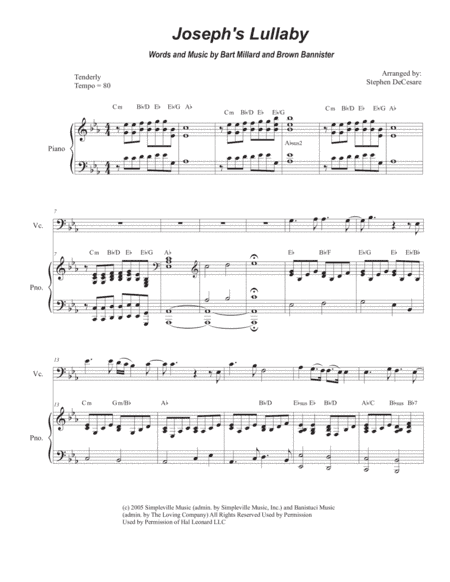 Joseph's Lullaby (arr. Stephen DeCesare)