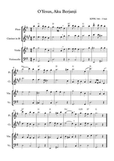 O, Jesus I Have Promised ('Angel's Story' Tune) (arr. Angie Wiranata)