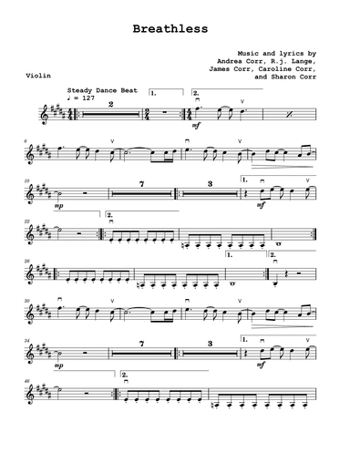 Breathless (arr. David Lartey)