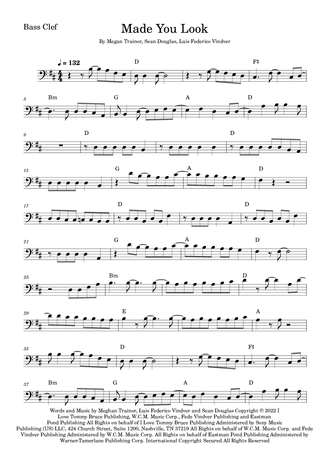 Made You Look (arr. Fabio Eduardo de Oliveira)