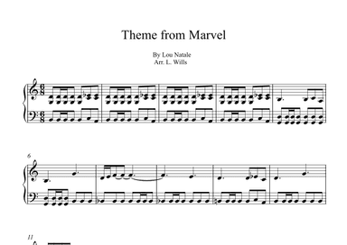 Marvel Studios Logo (arr. L. Wills)