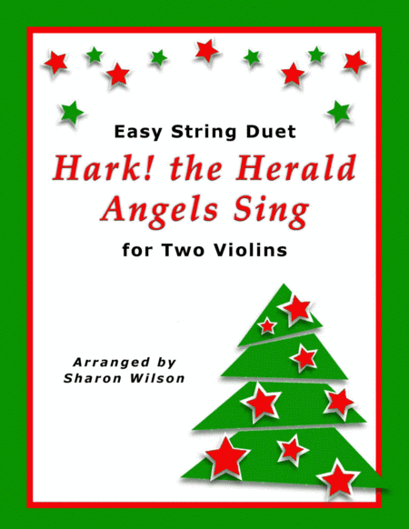 Hark! the Herald Angels Sing (Easy Violin Duet) (arr. Sharon Wilson)