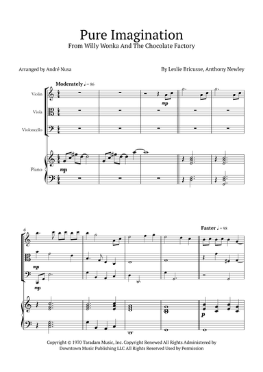 Pure Imagination (arr. André Nusa)