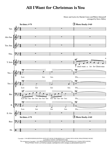 All I Want For Christmas Is You (arr. Steve Milloy)
