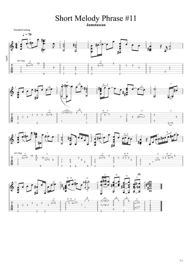 Short Melody Phrase #11