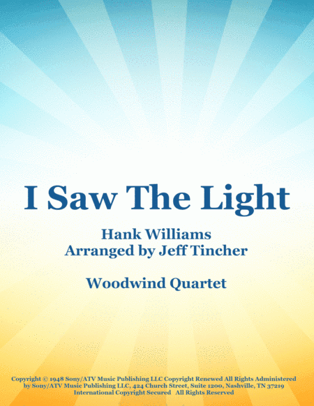 I Saw The Light (arr. Jeff Tincher)