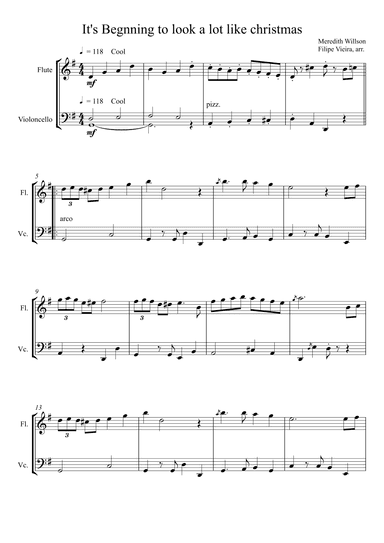 It's Beginning to Look a Lot Like Christmas (arr. Filipe)