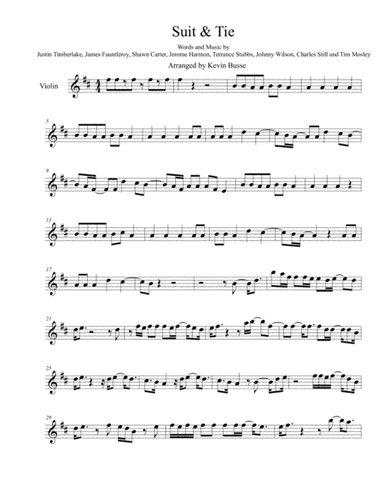Suit & Tie (arr. Kevin Busse)