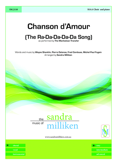 Chanson D'amour (arr. Sandra Milliken)