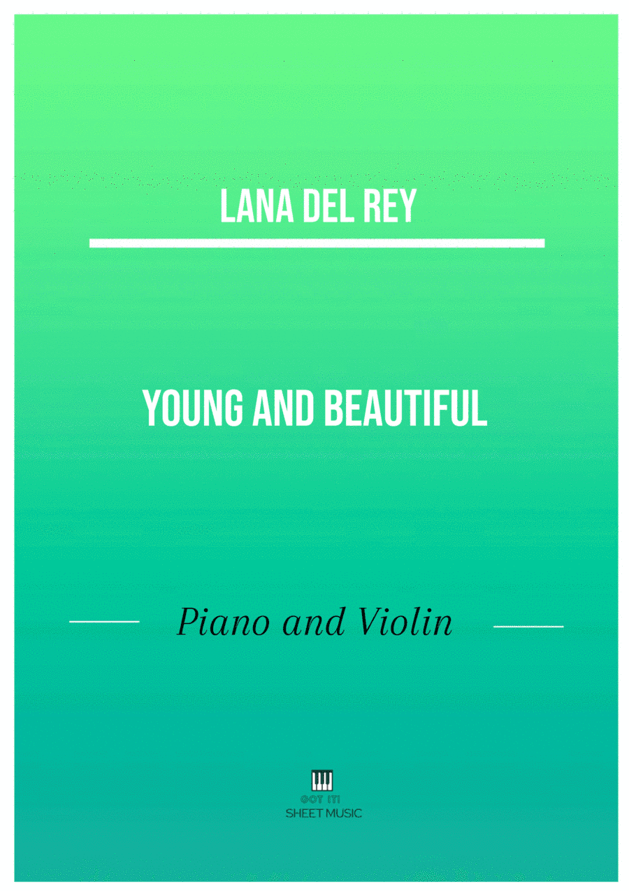 Young And Beautiful (arr. ANDRE LAITANO)