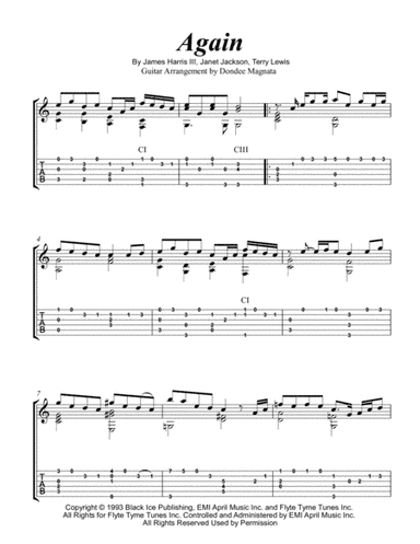 Again (arr. Dondee)