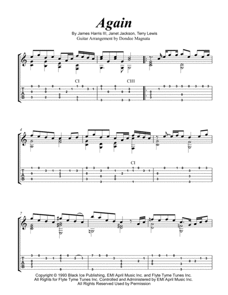 Again (arr. Dondee)